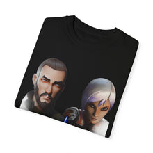 Load image into Gallery viewer, Trials of the Darksaber Unisex Garment-Dyed T-shirt
