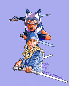 Ahsoka and Ashley pin