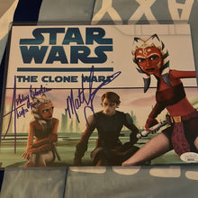 Load image into Gallery viewer, Ahsoka and Anakin SIGNED PHOTO
